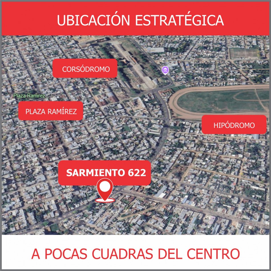 Lote en venta Proyecto Comercial Sarmiento 622