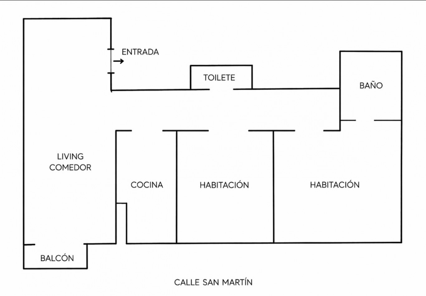 Departamento en venta San Martin 406 