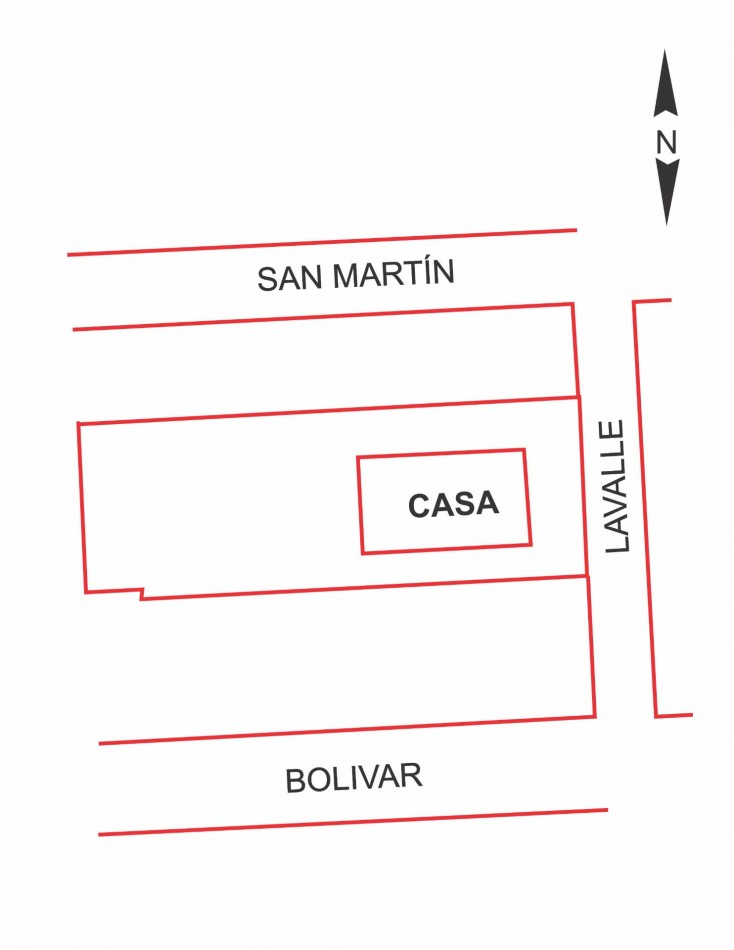 Casa en venta Lavalle 124