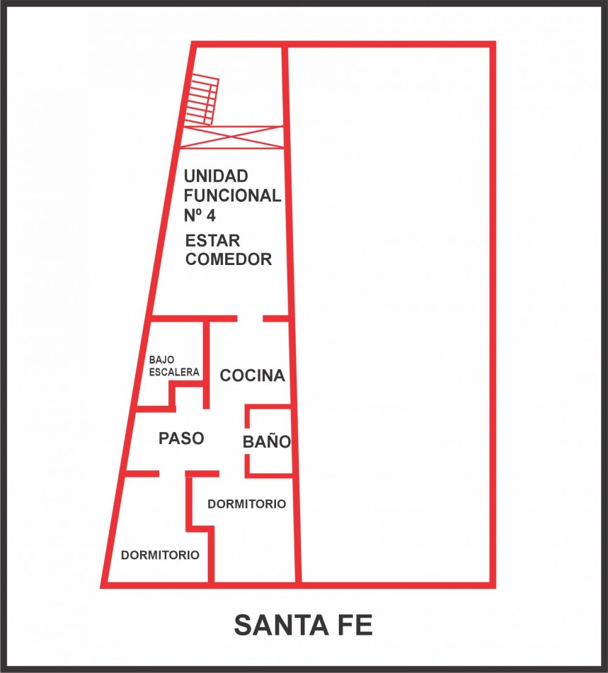 Departamento en venta Santa Fe 69
