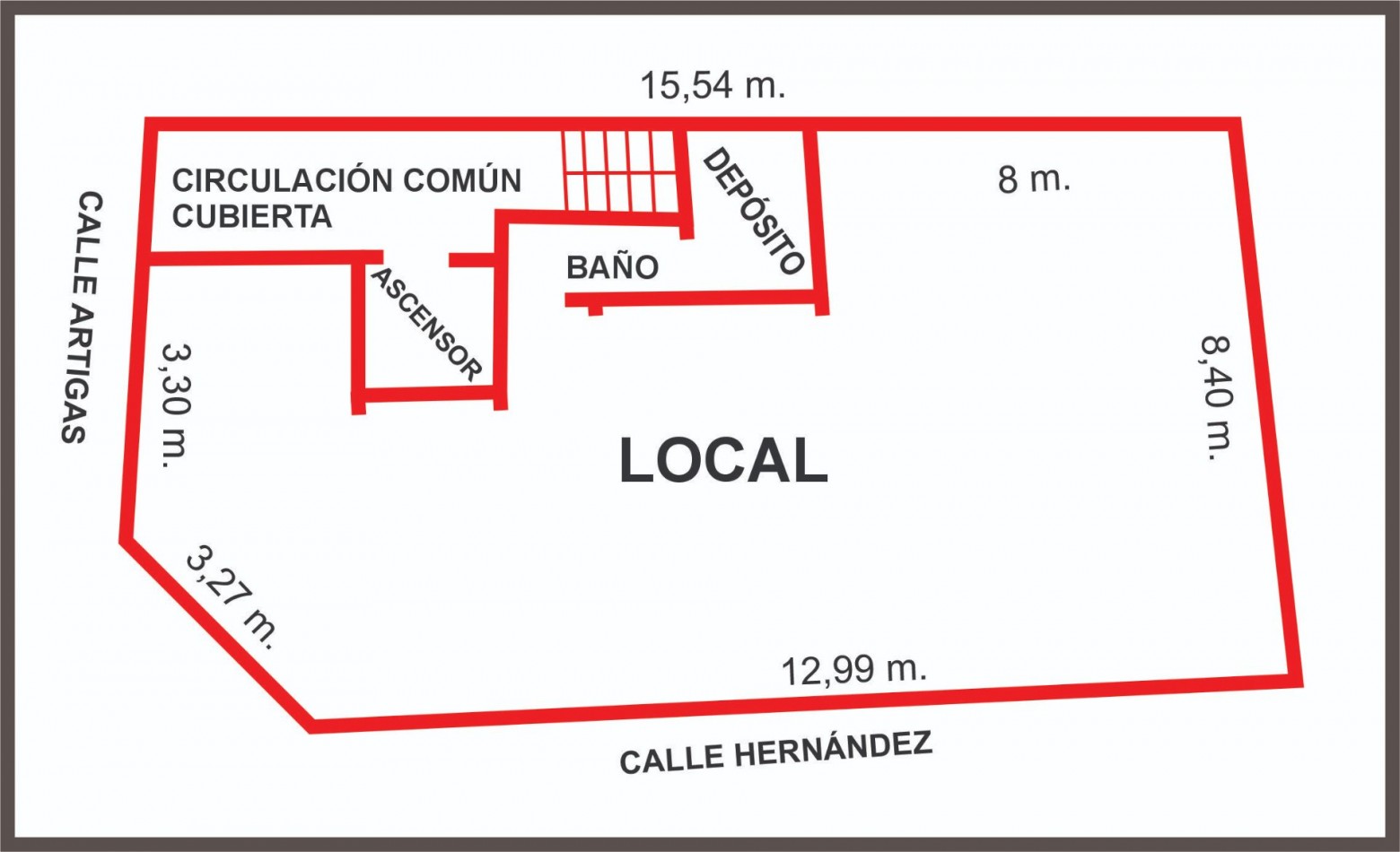 Local en alquiler Artigas 1854