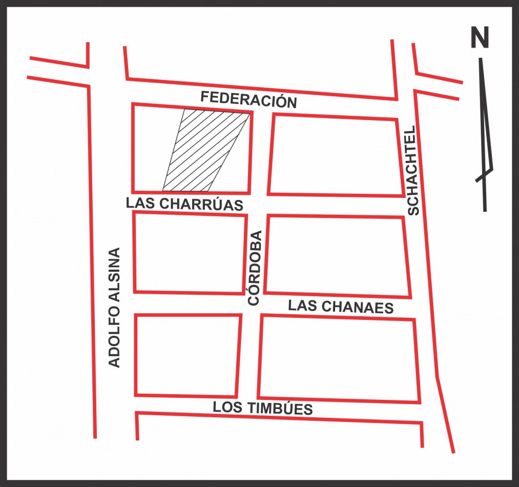 Terreno en venta Federacion entre Cordoba y Alsina