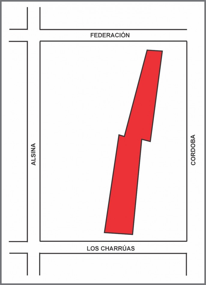 Terreno en venta Federacion entre Cordoba y Alsina