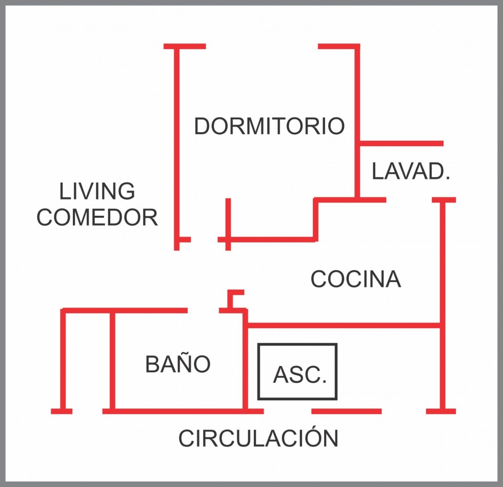 Departamento en venta Peron 8o B