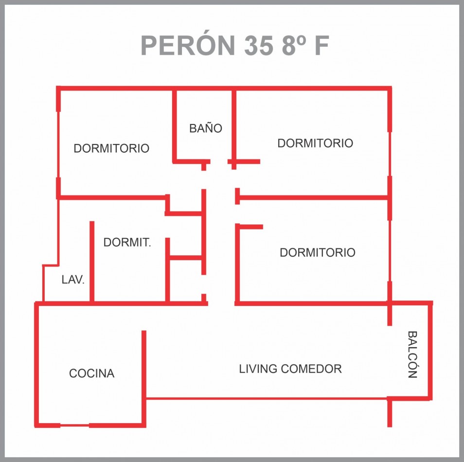 Departamento en venta Peron 35 F