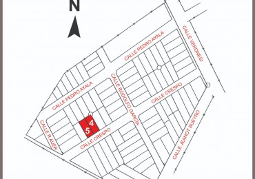 Lotes 4 y 5 en venta Crespo entre Garcia y Auer Pueblo Belgrano